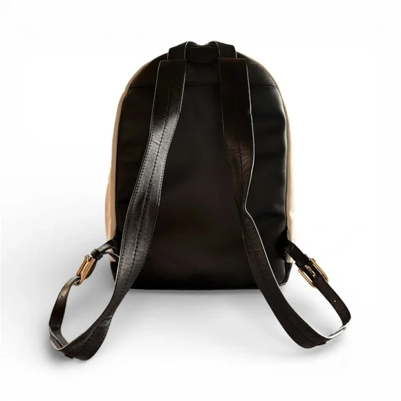 Limited Ed.J. Crew Harper Italian Leather Pink, White and Black Leather Backpack Limited Ed.J. Crew Harper Italian Leather Pink, White and  main image 3